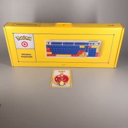 Pokemon X Target - Wireless Keyboard  + Charmander Button