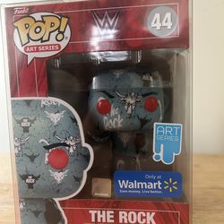 Funko Pop! Art Series WWE The Rock #44 Walmart Exclusive
