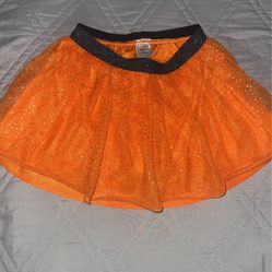 Girls Halloween Glitter Tutu Skirt 4T