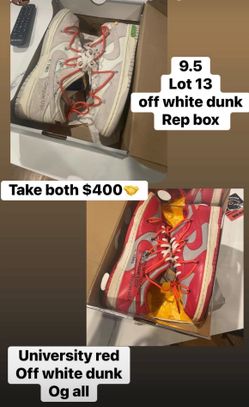 Off white dunks