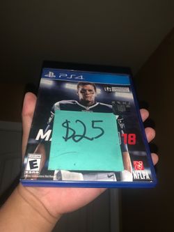 PlayStation 4 & 5 video game ps4 ps5 madden nfl football 18