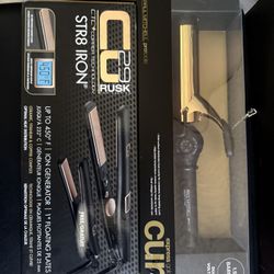 hair straighteners and curlers