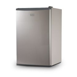 BLACK+DECKER BCRK43V Compact Refrigerator Energy Star Single Door Mini Fridge with Freezer, 4.3 cu.
