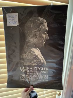 Laura Ziegler HEAD OF DADDY JOE Poster Signed By Artist