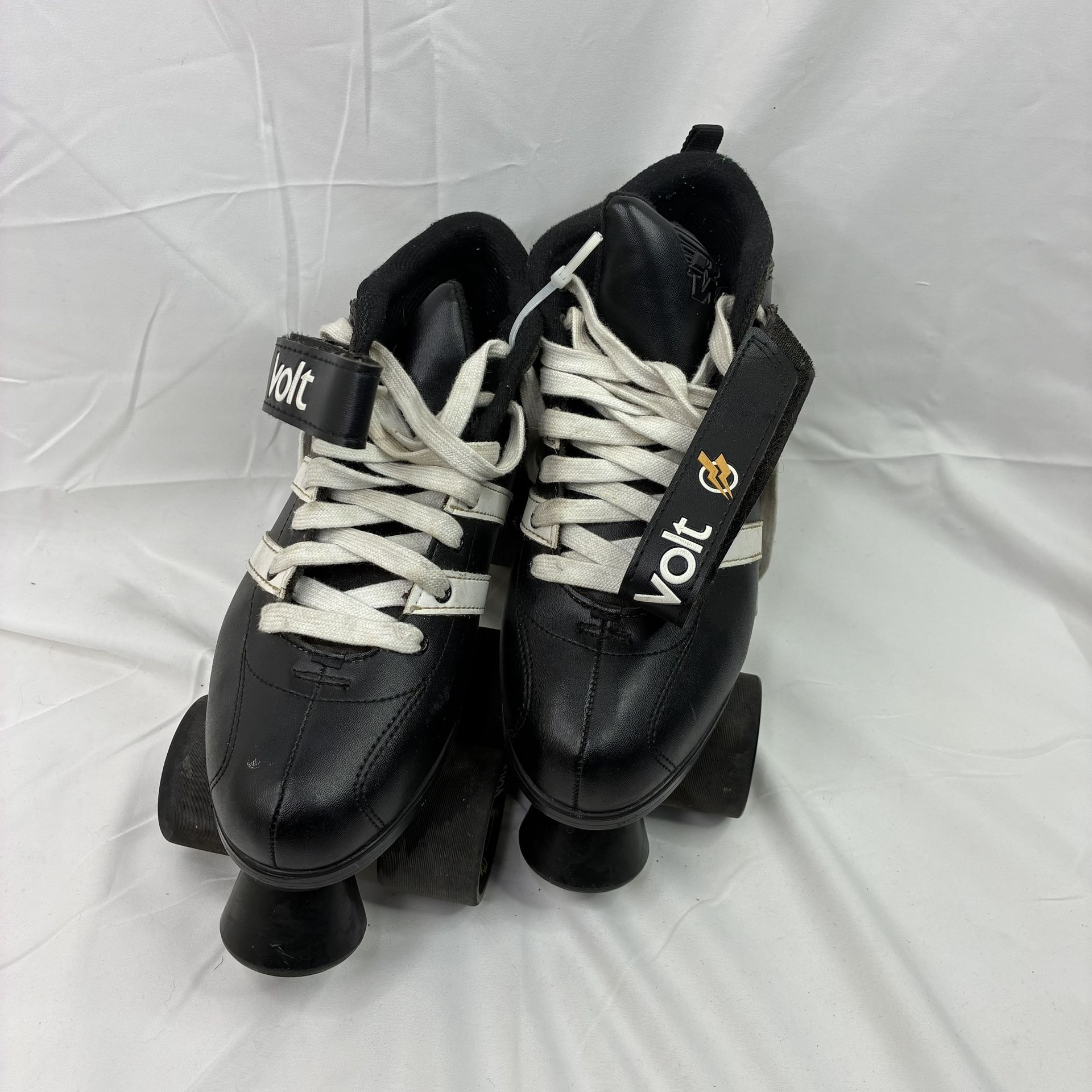 Riedell Volt Skate Black Men’s Size 9 – Quad Roller Derby Speed Skates (Indoor Use)