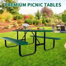 FREE 🎁 with purchase- New Picnic Table Outdoor Metal 