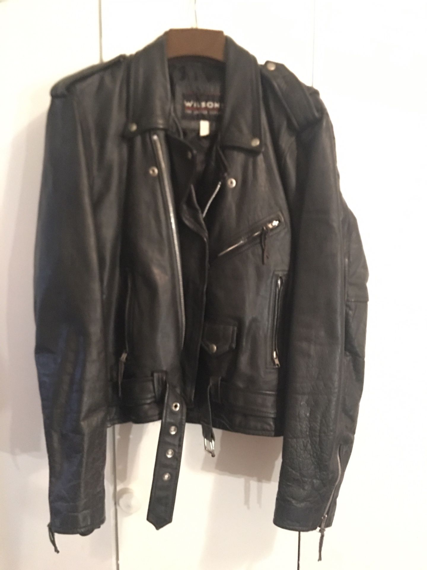 Biker Wilson Leather Jacket & Chaps