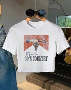 90s country vintage country crop top
