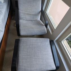 Arm chair with Ottoman 