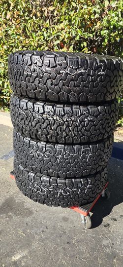 4 Used LT265/70R17 BFGOODRICH TA KO2 AT. 75% TREAD. 