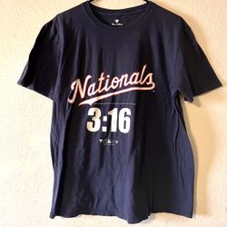 Fanatics x WWE MLB Washington nationals ‘3:16’ shirt (L)