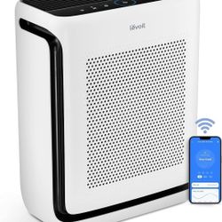 LEVOIT Air Purifiers for Home Large Room Up to 1878 Ft² with Washable Pre-Filter, AHAM VERIFIDE, Air Quality Monitor, HEPA Sleep Mode for Allergies