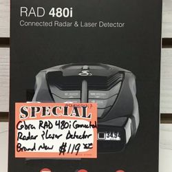 Cobra RAD 480i Connected Radar & Laser Detector Brand New 