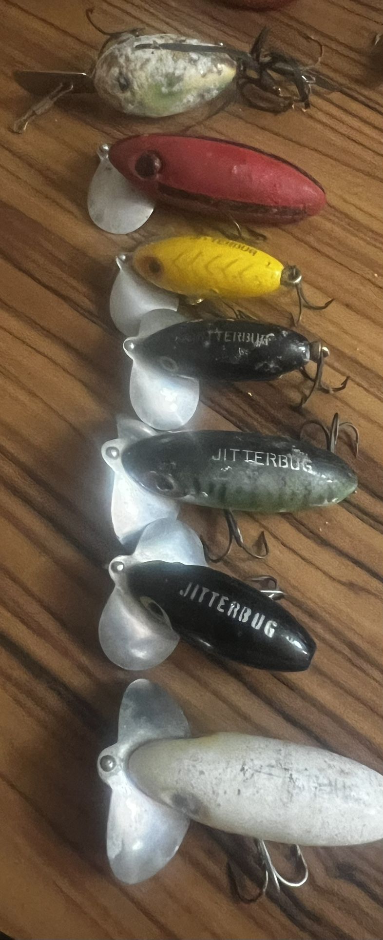 Fred Arbogast Jitterbug Lures + Arbogaster