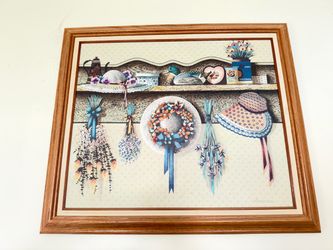 Framed Country Cottage Art