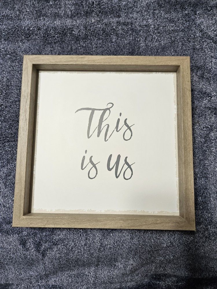 This Is Us Wall Decor