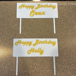 Custom Cake Plaque