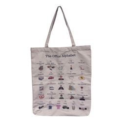 The Office Alphabet Print Tote Bag