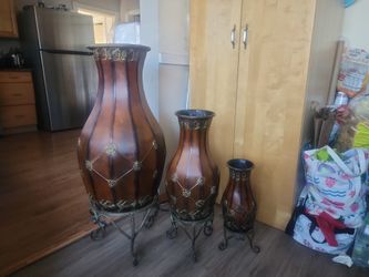 Decor Metal Vases