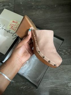 Mules with rhinestones