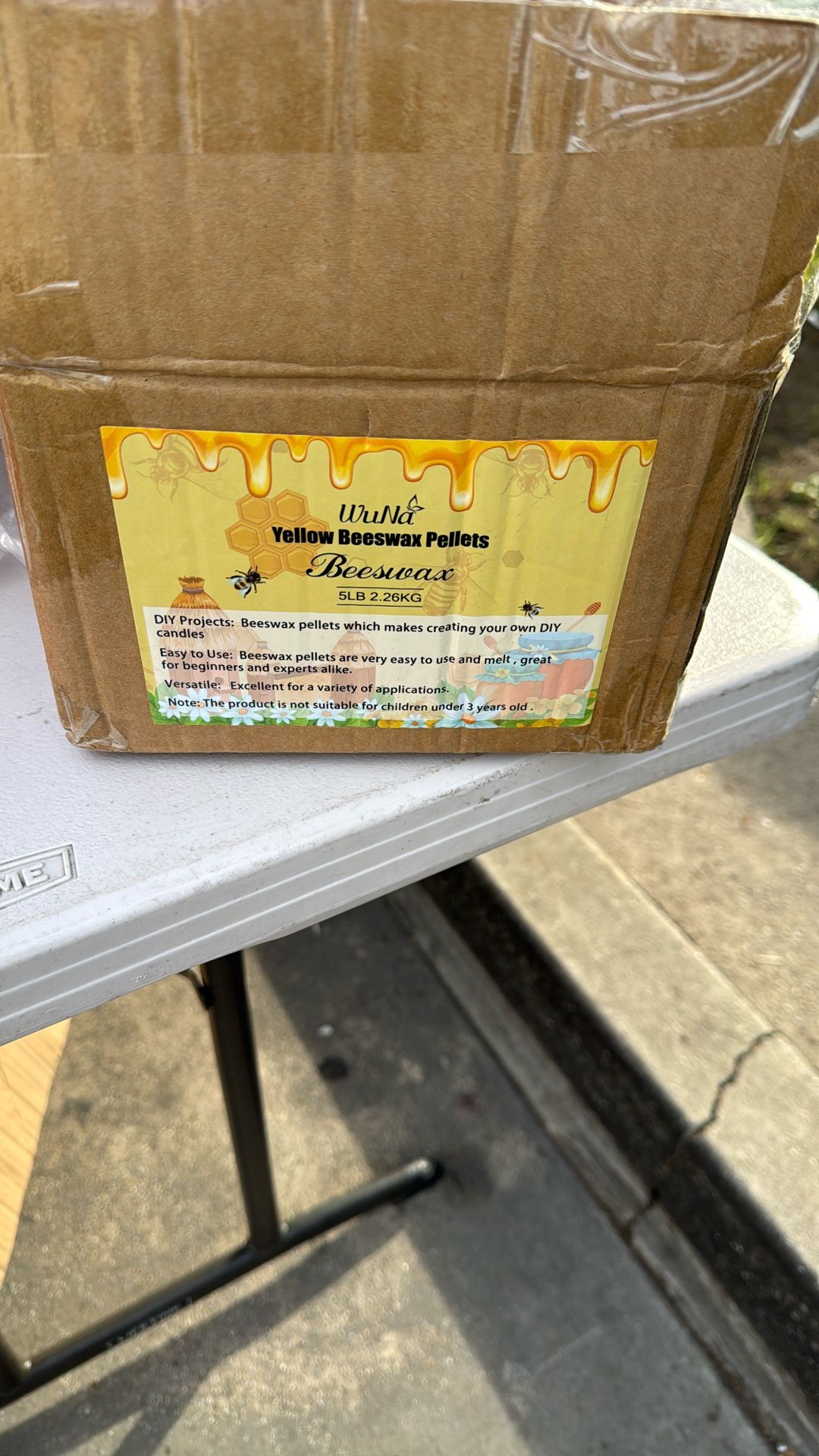 Yellow Beeswax Pellets