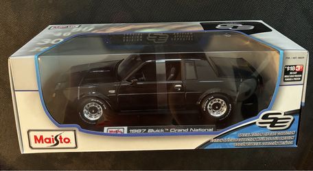 1987 Buick Grand National 1:18 Diecast Model Car Maisto Special Edition Black