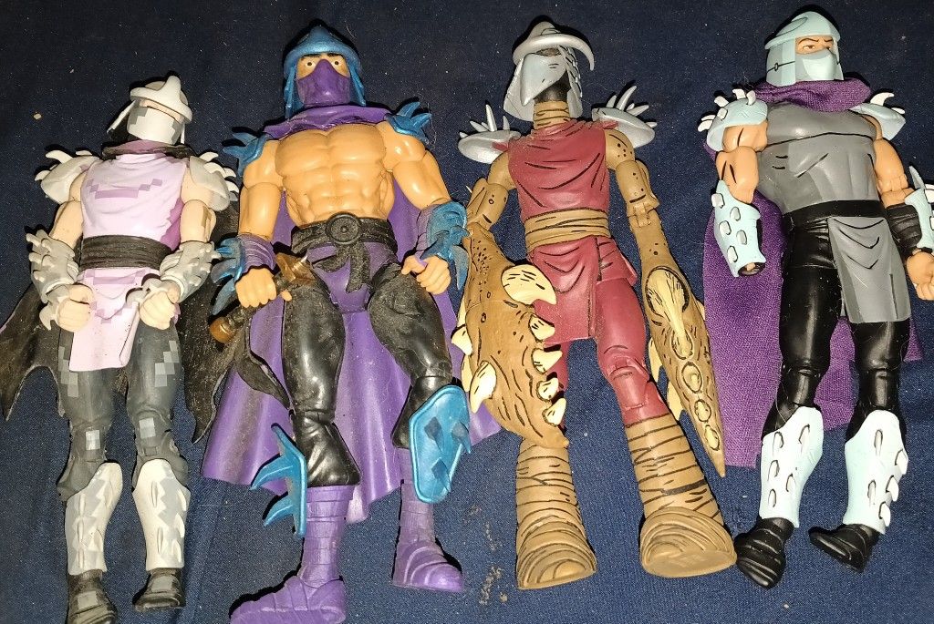 Shedder .. From Ninja Turtles Set Of 4. All For $25.00. (6")