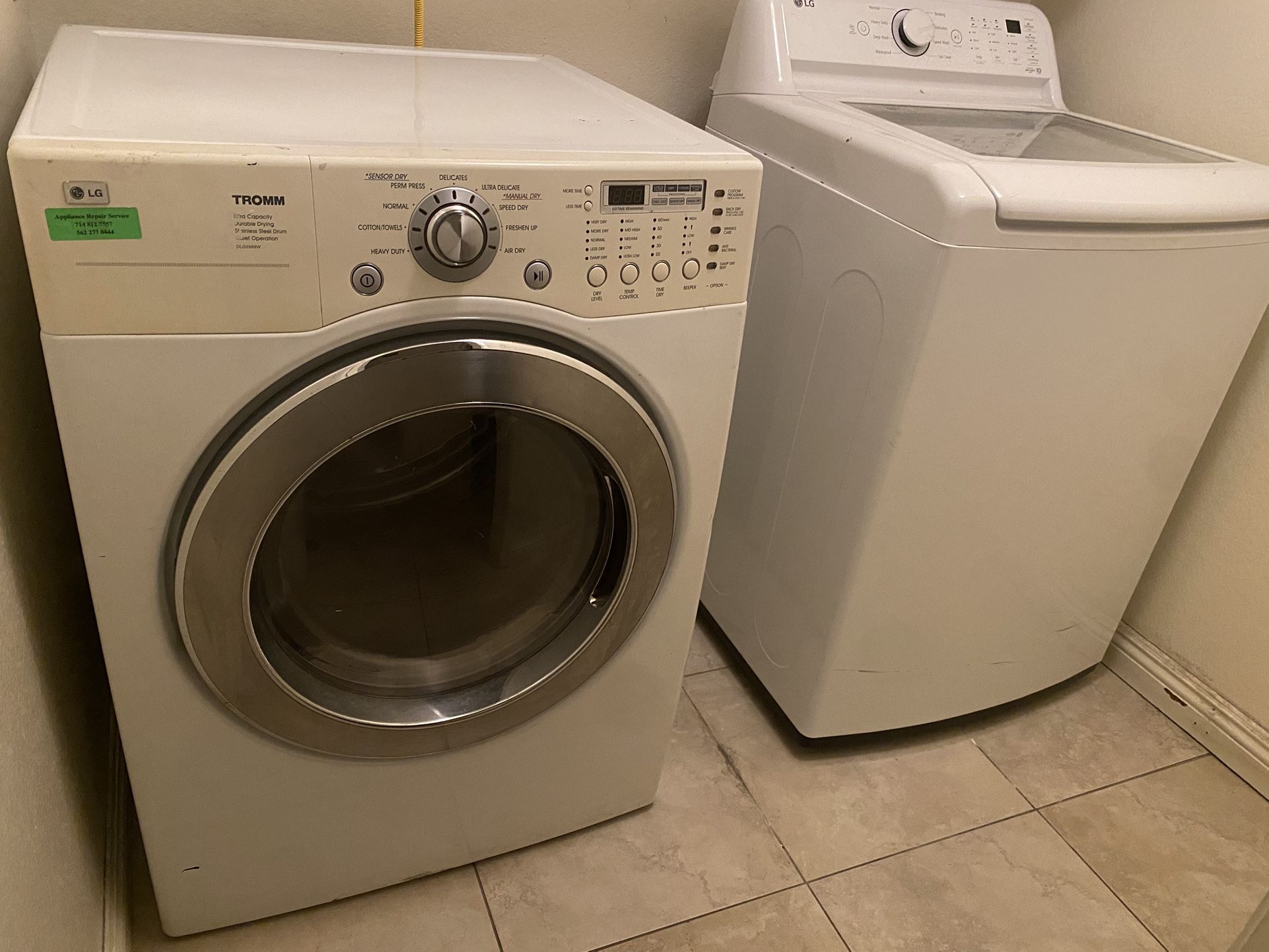 Washer And Dryer