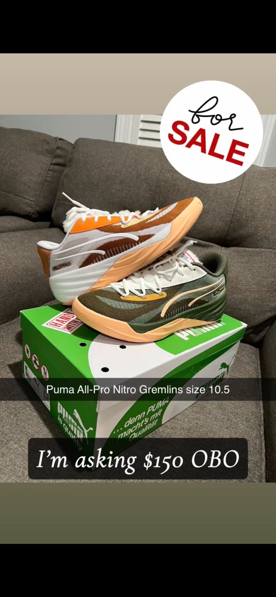 Size 10.5 Puma Gremlins