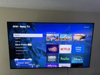  Onn 65” Class 4K UHD Roku Smart Tv