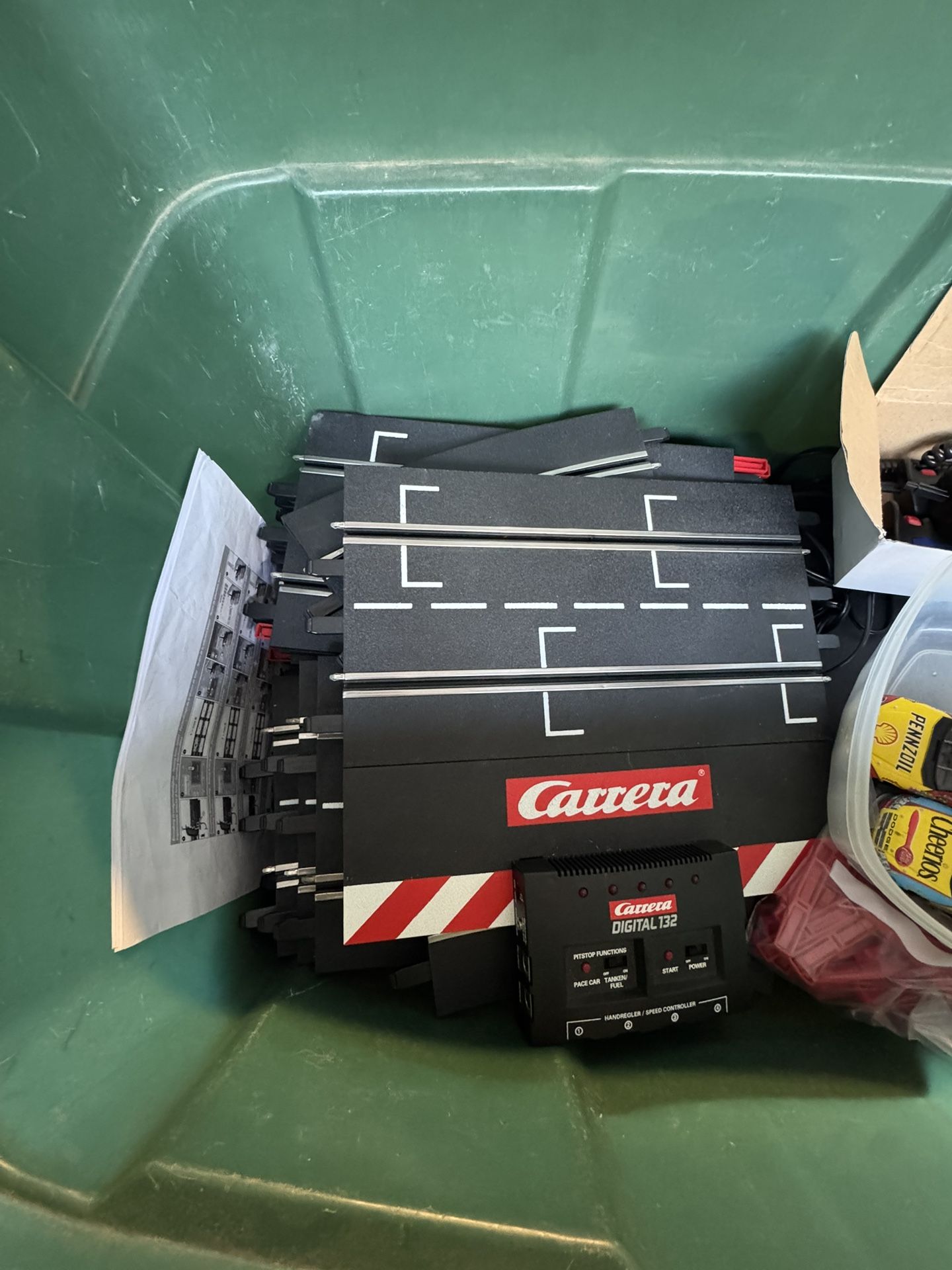 Carrera Digital 132 Track Set With Two NASCAR Slot Cars
