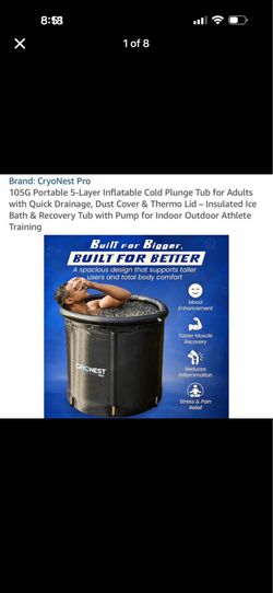 Inflatable Cold Plunge Tub for Adults