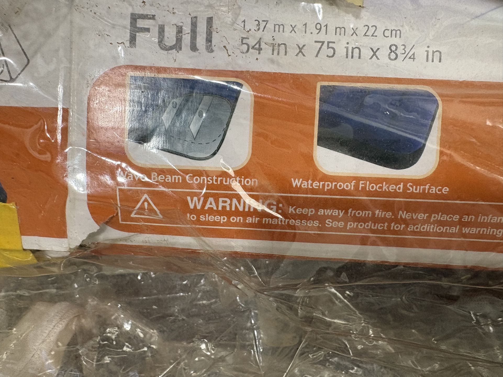 Intex Classic Downy Waterproof Full Size Air Mattress