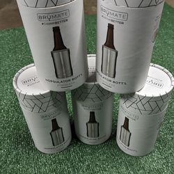 BrüMate Hopsulator Bott'l Insulated Bottle Cooler for Standard 12oz Glass Bottles | Glass Bottle Insulated Stainless Steel Drink Holder $10 EACH NEW