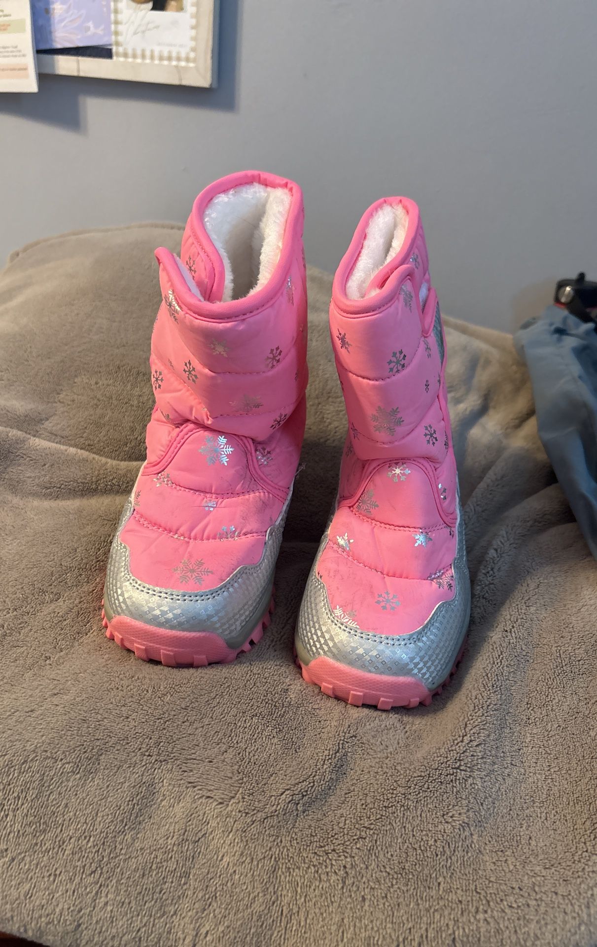 Pink Snow boots