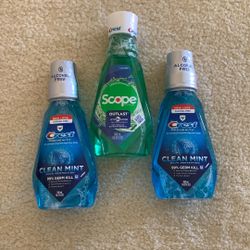 Crest Pro-Health Alcohol Free Mouthwash, Clean Mint, 500 mL (3) Bottles For $7