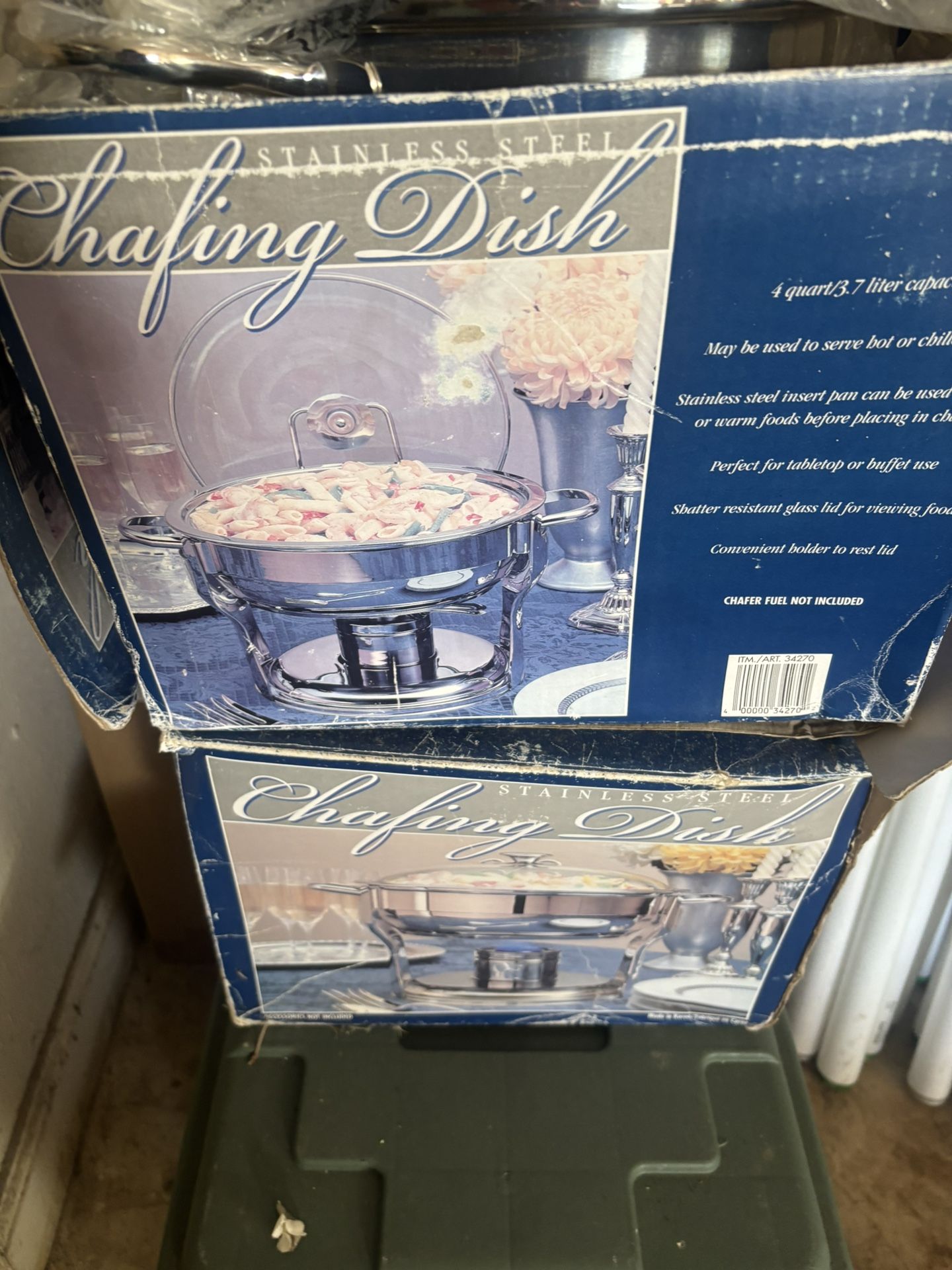 Stainless Steel 4quart 3.7 Liter Chafing Dish
