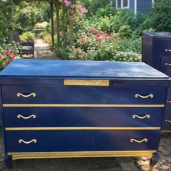 2 Antique Dresser Set