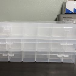 36 Grid Clear Organizer - Set Of 6