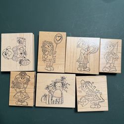 Rubber Stamps (whimsical kids)