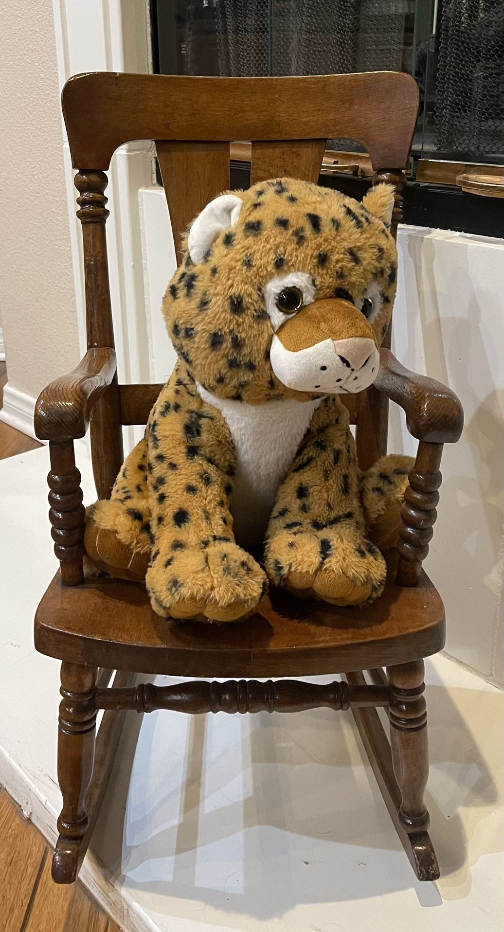 Antique Wooden Toddler’s Rocking Chair