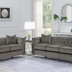 New Sofa And Loveseat