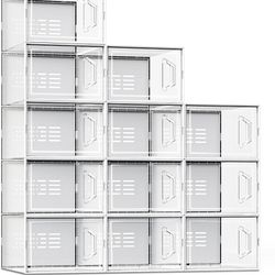 Storage Shoe Boxes  12 Pack