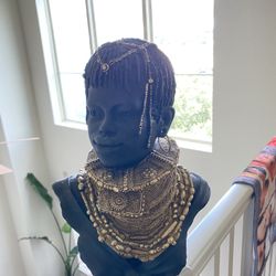 Nubian Queen Statue 