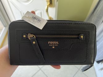 Fossil Hayden Zip-Around Clutch Wallet New w/ Tags
