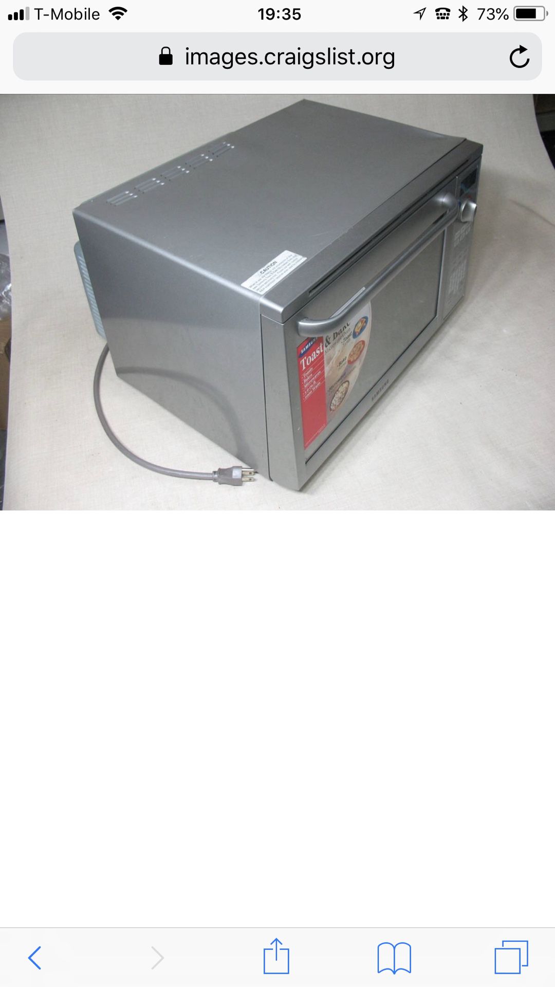 MT1088SB in by Samsung in Key West, FL - Toast & Bake Microwave Oven-silver