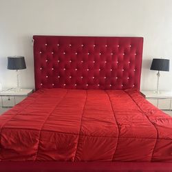 Custom Made Swarovski Crystal Embellished Krustallos King bed 