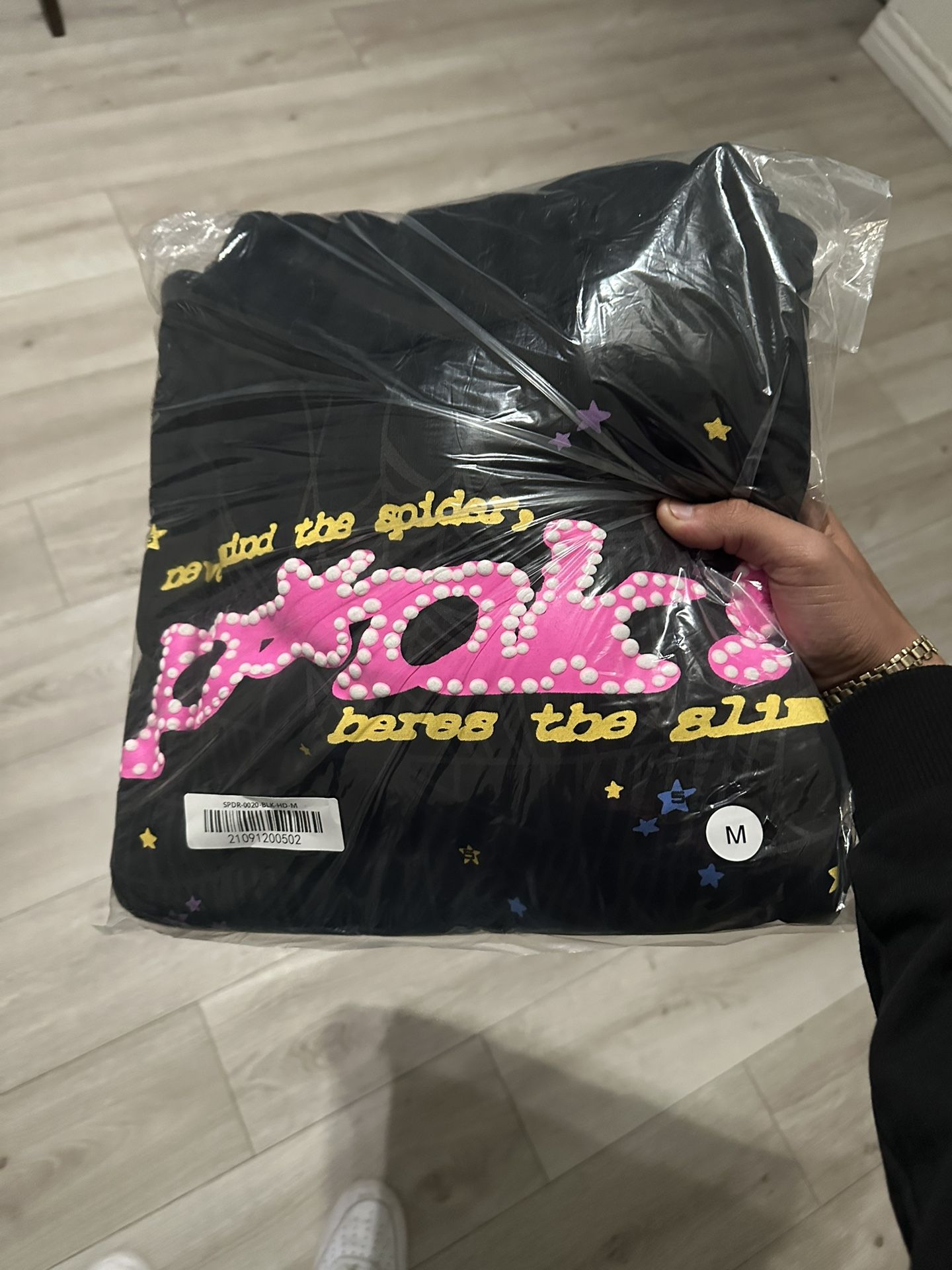Black Sp5der Hoodie 