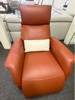 Lennix leather tv recliner with massage