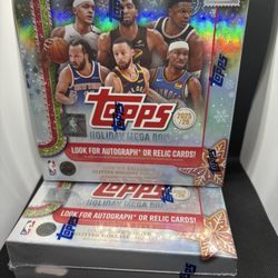 2025–26 Topps Basketball Holiday Mega Box – 2 Box Lot 🎄🏀